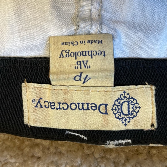 Democracy Slim Straight Ankle bottoms Stripes - Picture 6 of 7